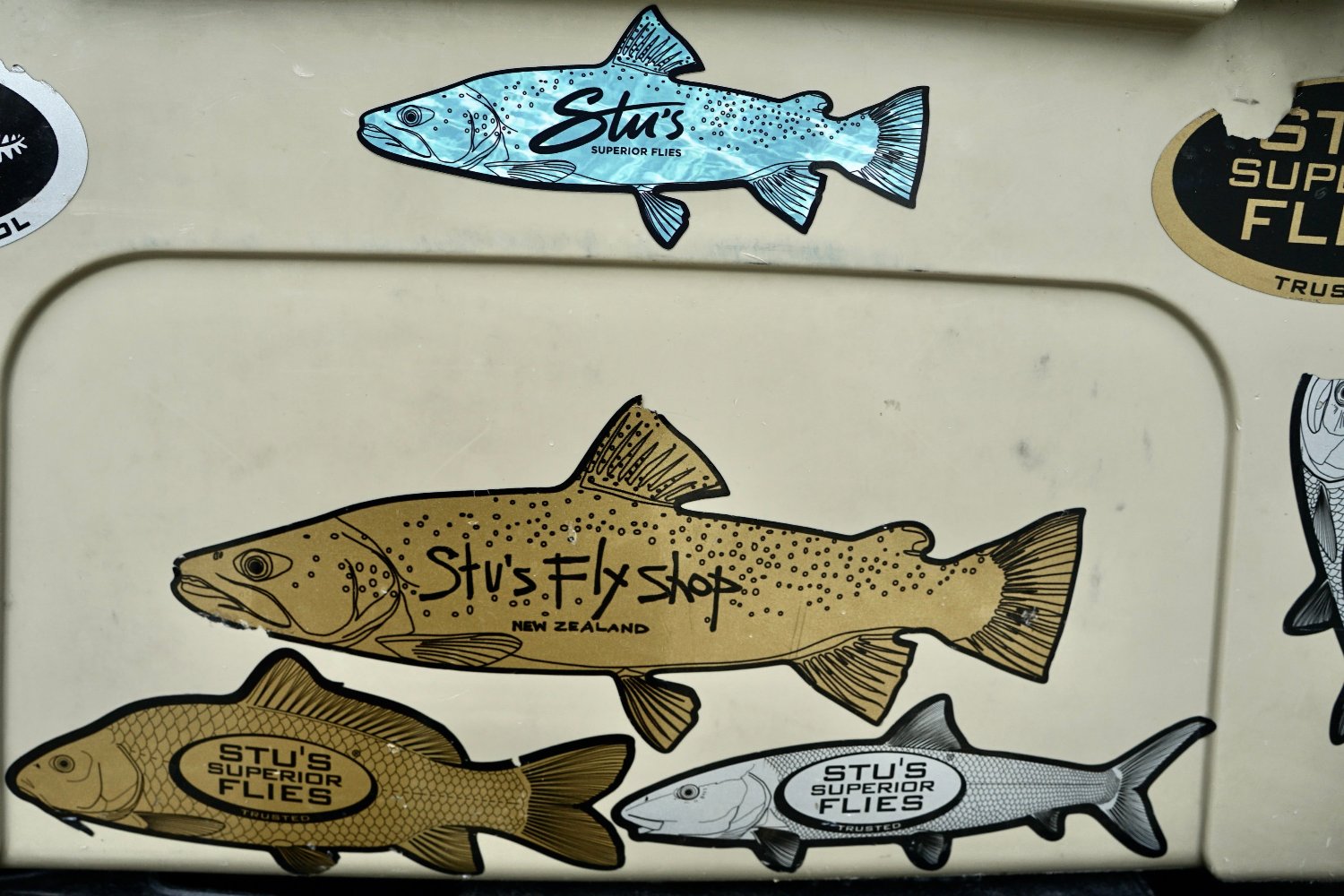 Famous NZ Trout-Sticker-Blue Water