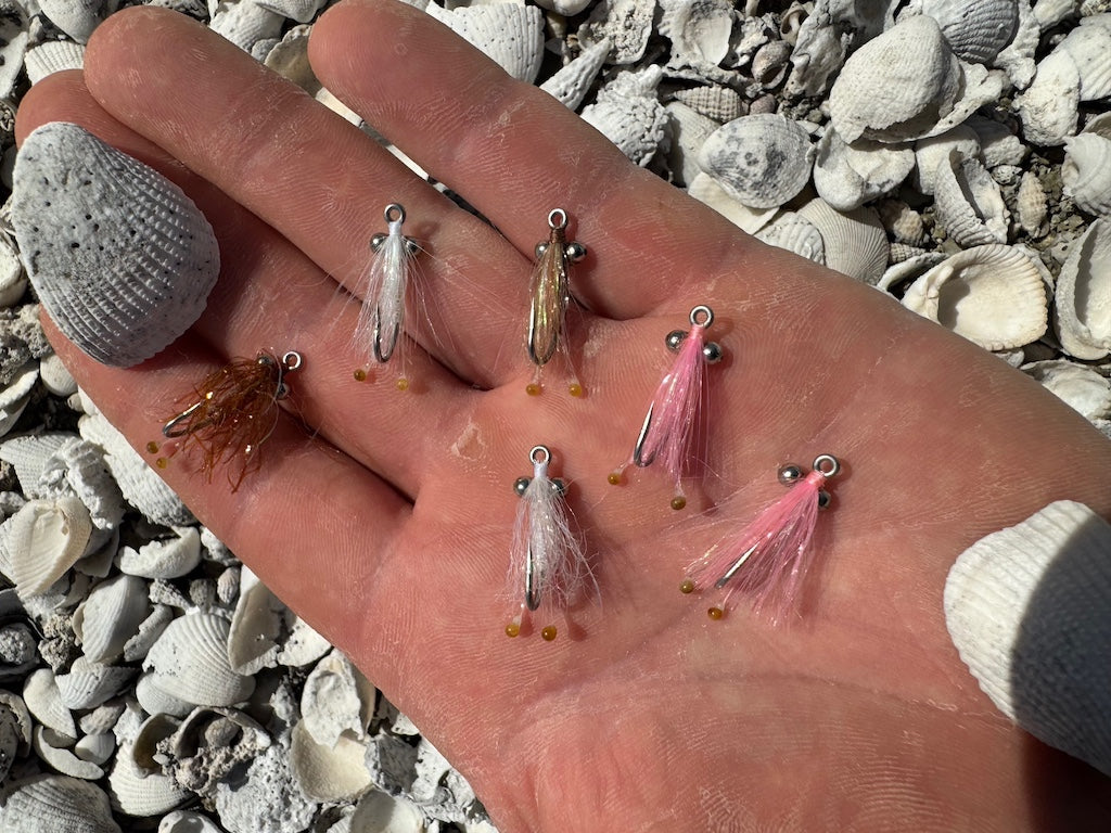 Loaded 11-Slim-Bonefish-Torpedo Shrimp-Fly Box-Mix