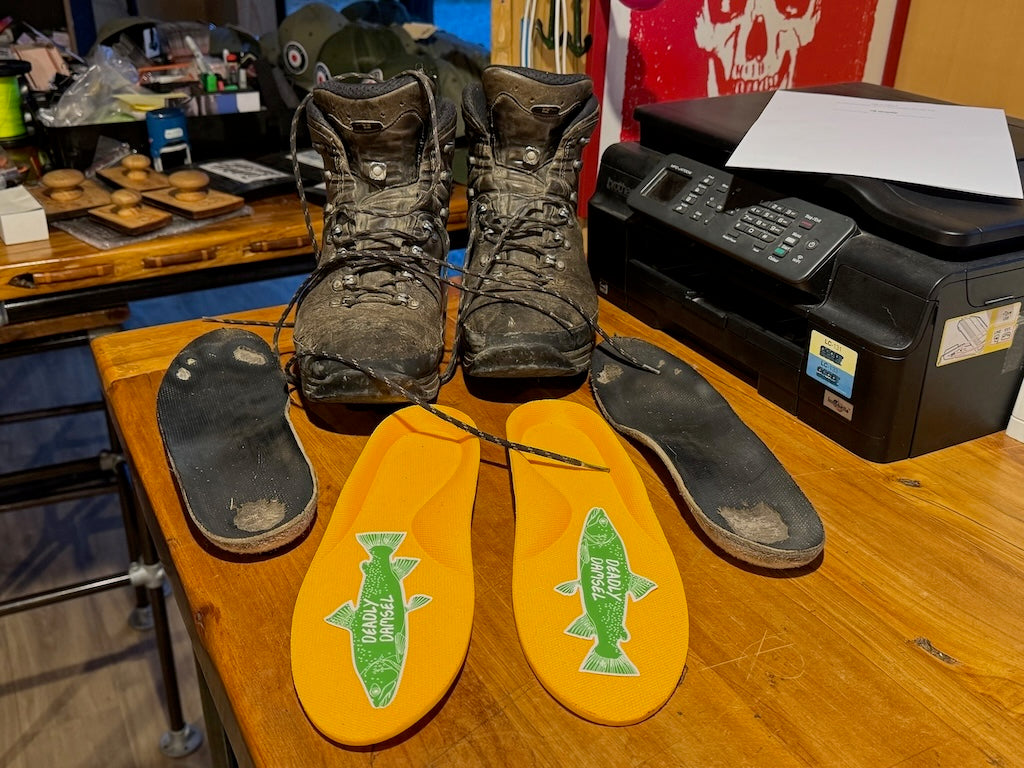 Famous NZ Trout-Sticker-Green-Deadly Damsel