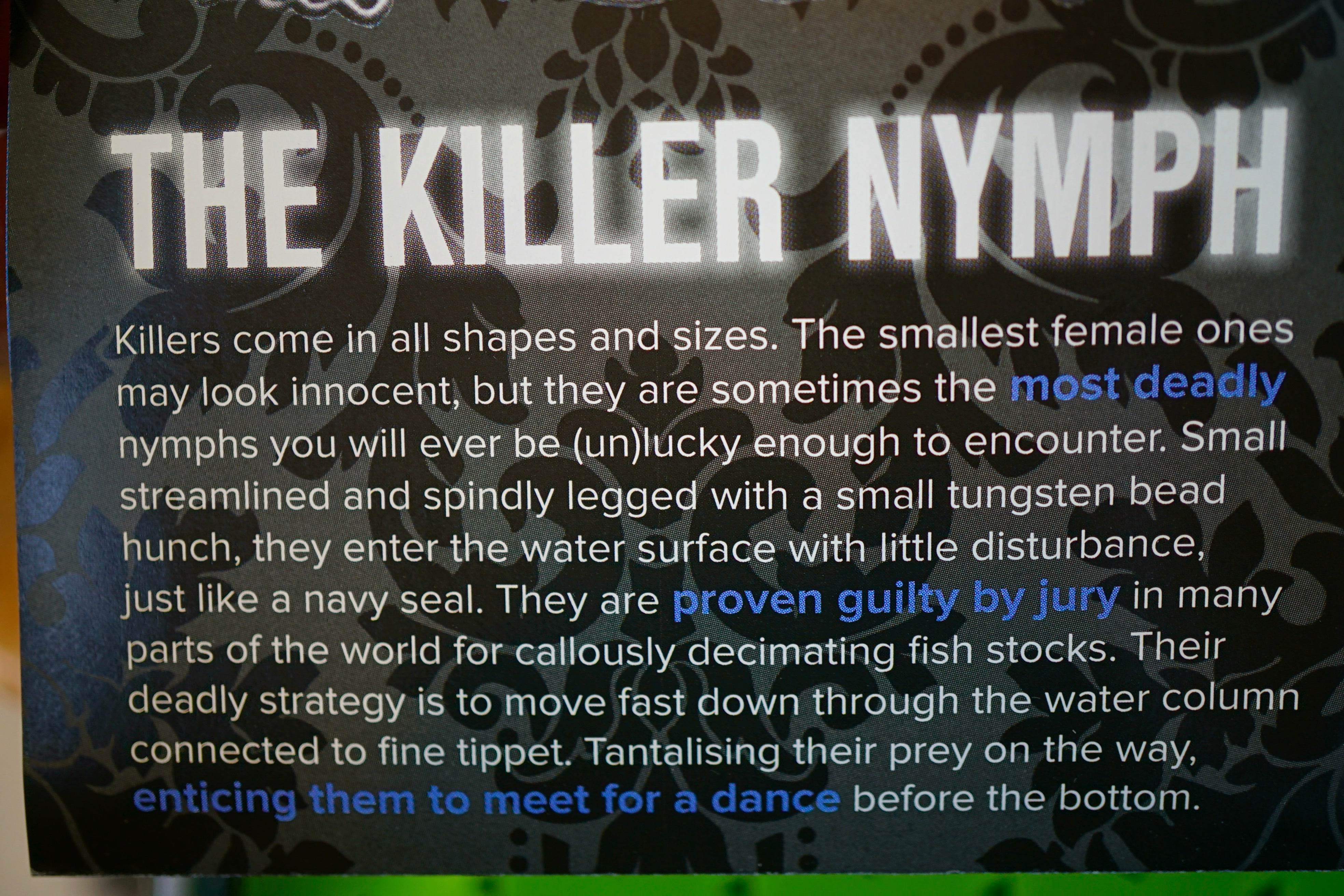 Loaded 15-Killer Nymph-Mayfly-Slim Fly Box.
