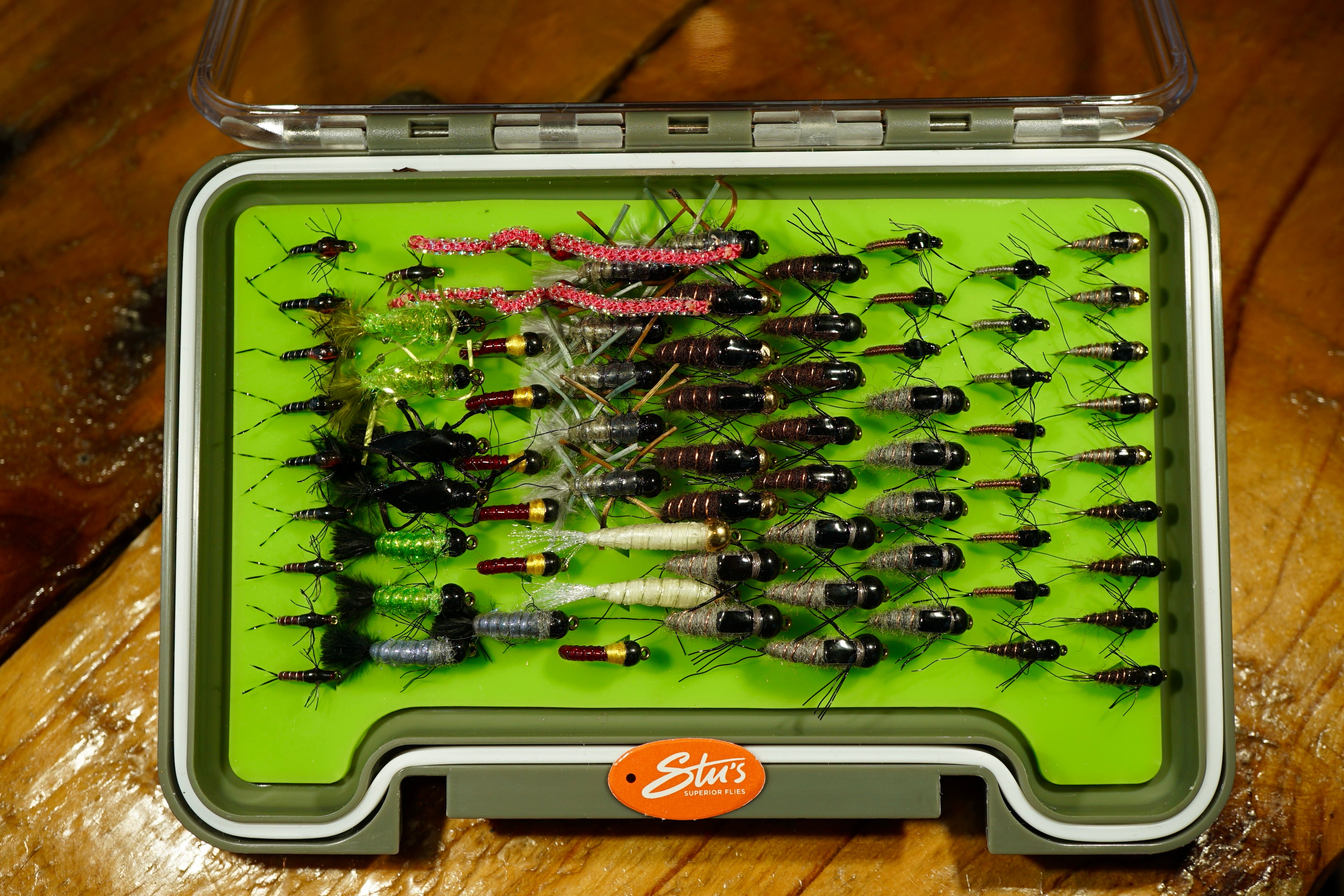 Loaded 2-Heavy M-L Nymph's-Slim Fly Boxes.