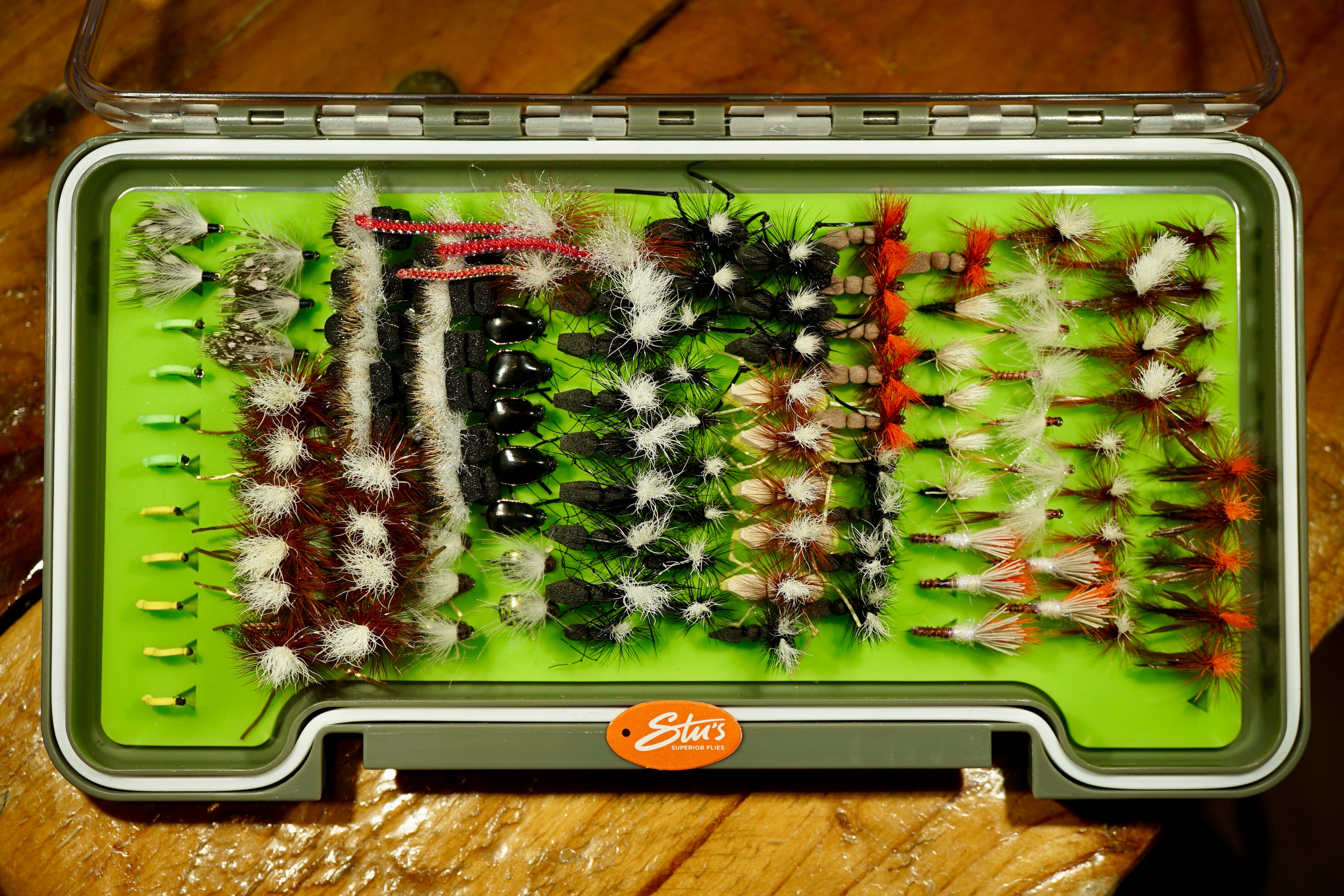Loaded 8-S/M-South Island Specific NZ-Dry Fly Mix-Slim Fly Boxes.