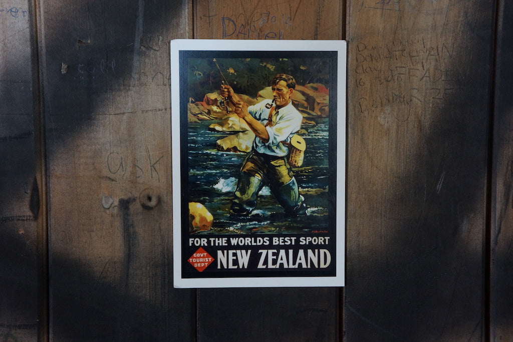 Famous NZ Trout-Sticker-White