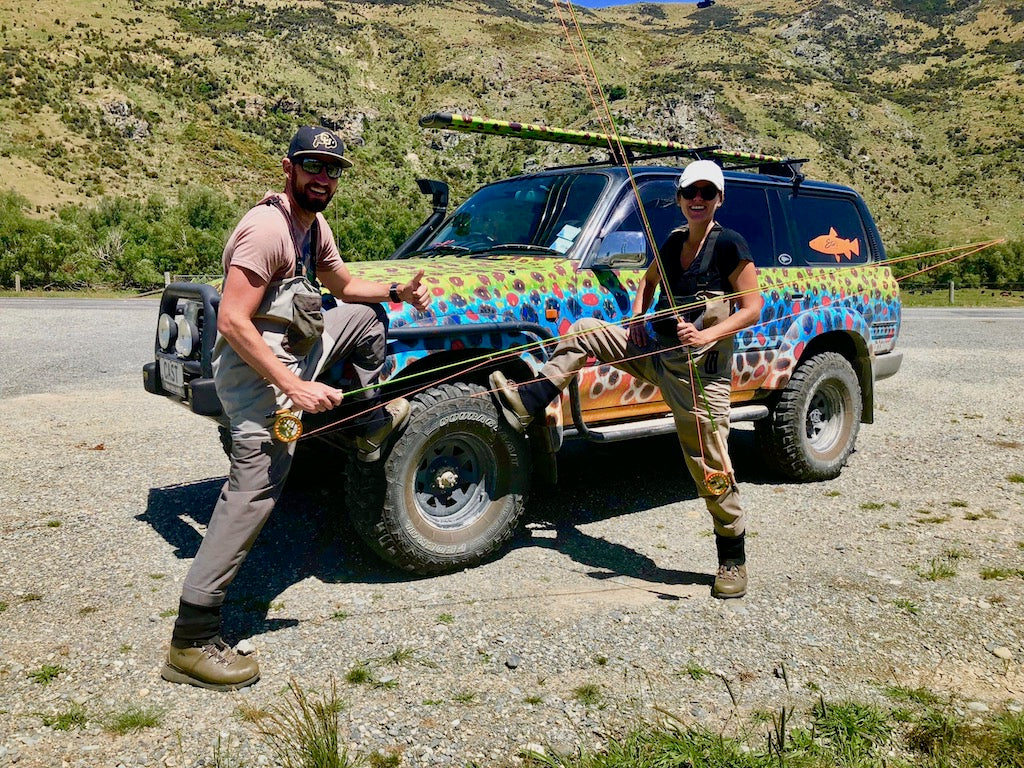 Famous NZ Trout-Sticker-Brown-King Pogo