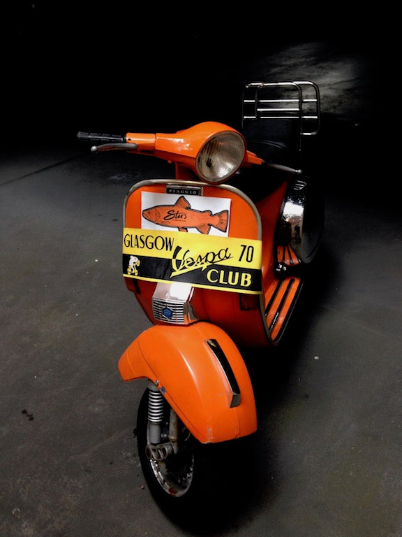 Famous NZ Trout-Sticker-Orange