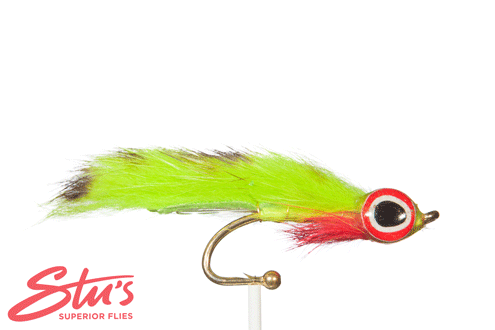 Fly Broach- Gold Pin- Deadly Minnow Design