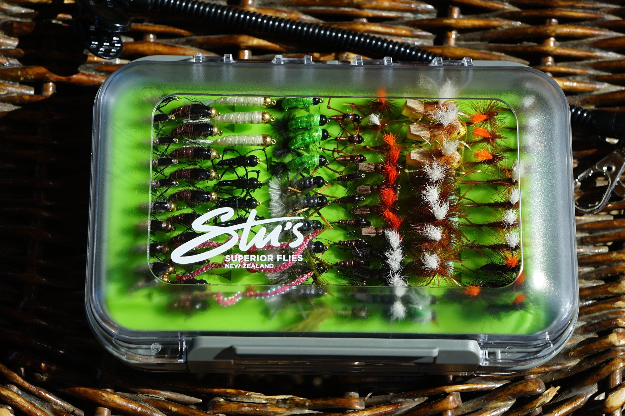 Loaded 9-Nymph Mix-Double Sided-Silicone Fly Box