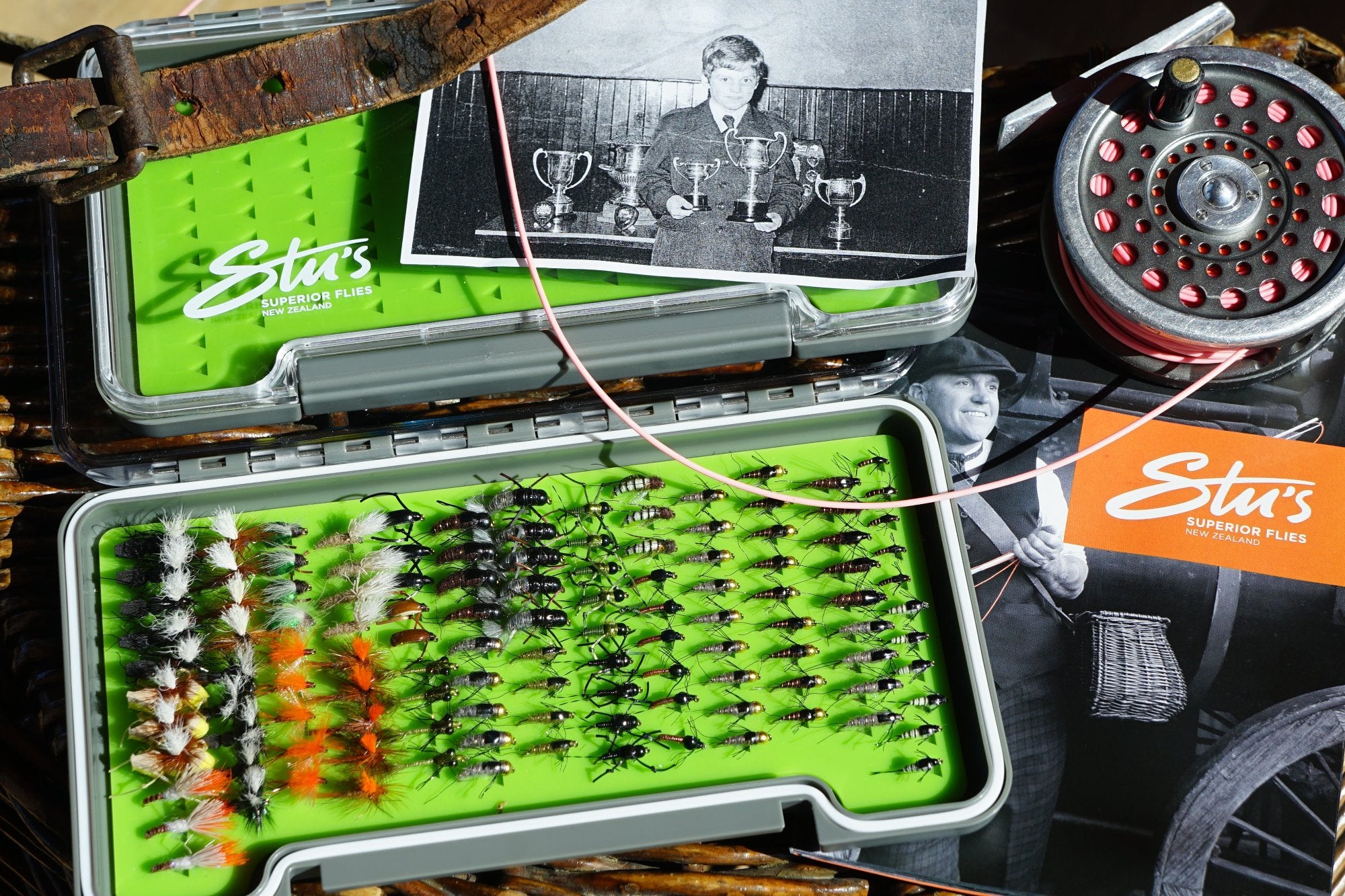 Loaded 8-S/M-South Island Specific NZ-Dry Fly Mix-Slim Fly Boxes.