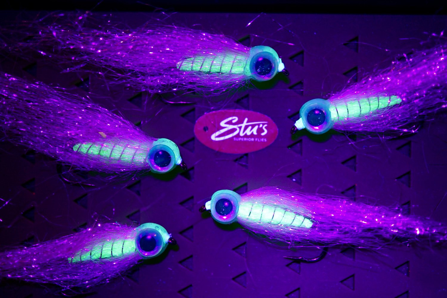 Glow in the Dark & UV- Killer Minnow Fly Pack's