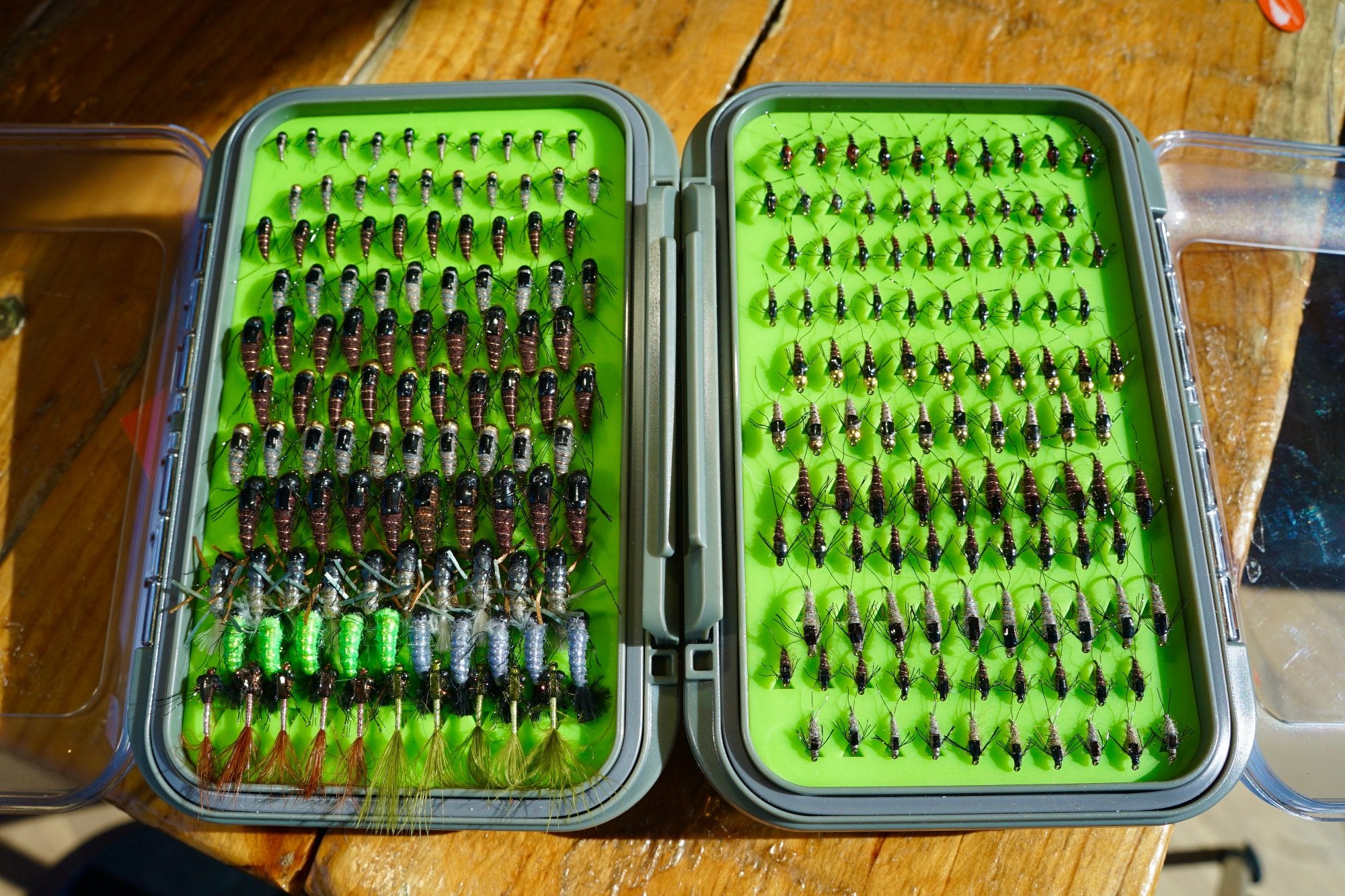 Loaded 9-Nymph Mix-Double Sided-Silicone Fly Box