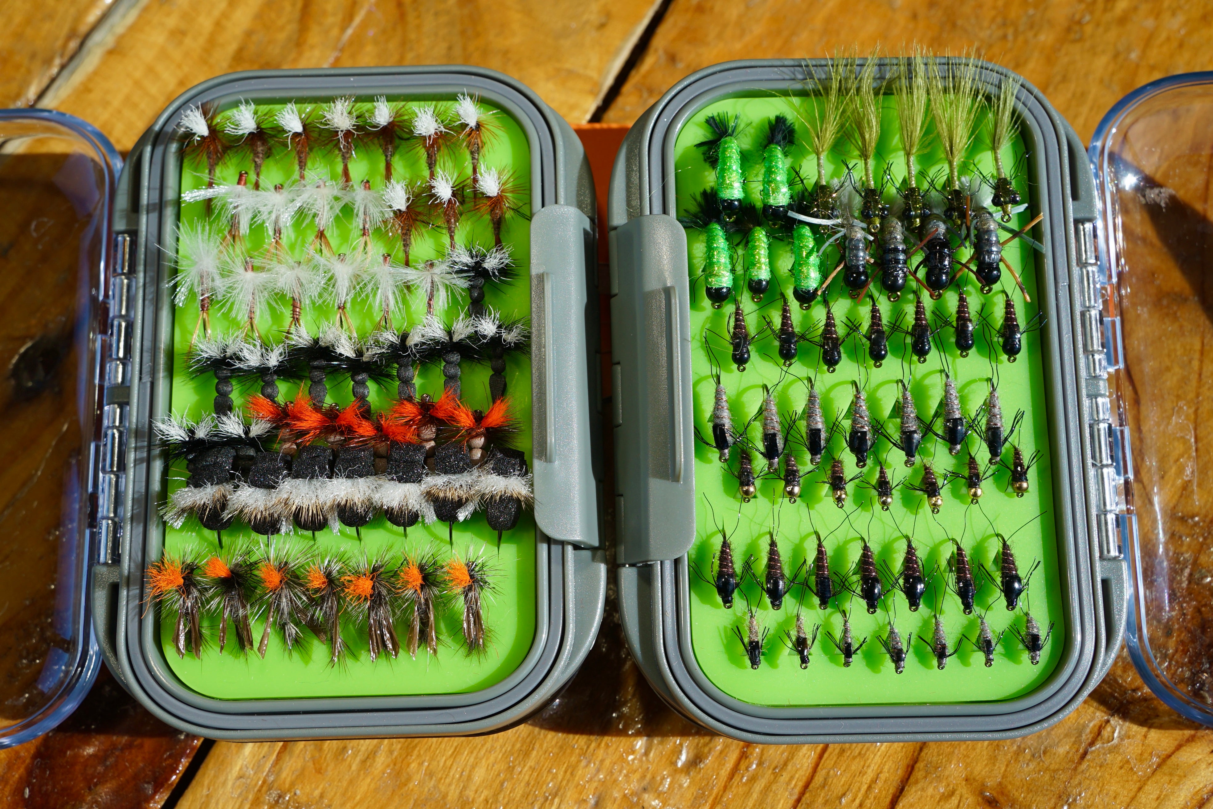 Loaded 10-Dry Fly & Nymph Mix-Double-Silicone Fly Box