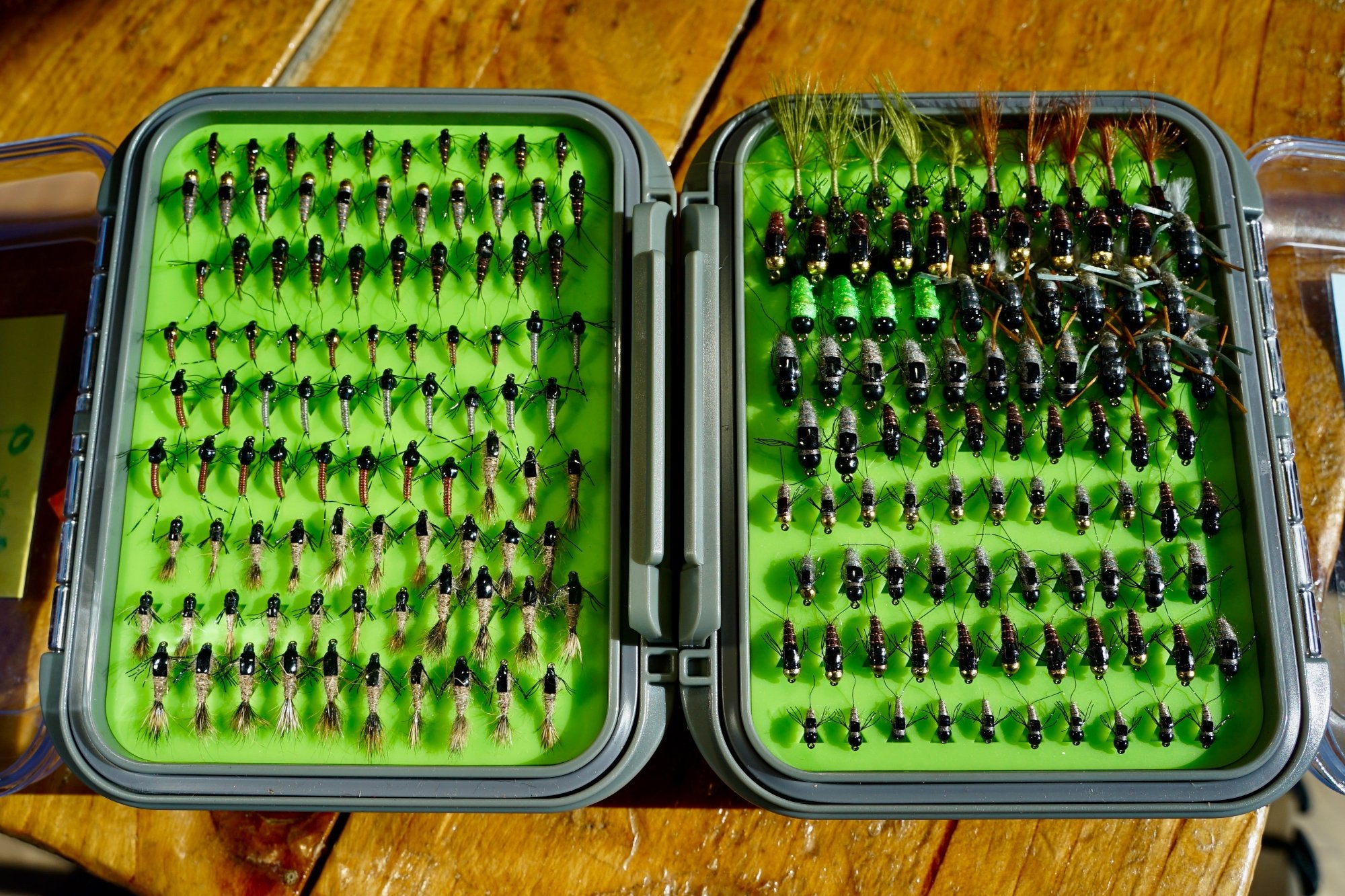 Loaded 9-Nymph Mix-Double Sided-Silicone Fly Box